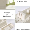 Miniatyrbild 2 av 5: Rektangulär blomkruka i plast, modern dekorativ blomkruka