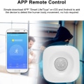 Miniatyrbillede 6 af 7: OWSOO PIR bevægelsessensor WiFi, trådløs passiv infrarød detektor,
