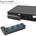 Miniatyrbild 6 av 8: USB-fläkt för Xbox One X-konsol, kylsystem med 3 fläktar och