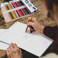 Miniatyrbillede 4 af 5: Håndlavet lærredsrullepennal til kunstnere i Form1 KLB