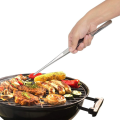 Miniatyrbillede 5 af 8: Tang til madlavning i rustfrit stål, køkkentang, pincet i rustfrit stål til madlavning