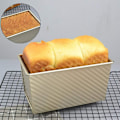 Miniatyrbillede 5 af 7: CANDeal til 450g dej toastbrød bageform wienerbrød kage brød bageform form KLB
