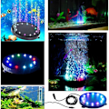 Miniatyrbillede 3 af 5: 12 LED nedsænkelig akvarieboblelampe, farverig nedsænkelig luftboblelyslampe, 12,5 cm LED-belysningsdekoration farverigt lys med luftboble KLB
