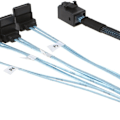 Miniatyrbilde 3 av 4: Intern HD Mini SAS (SFF-8643 vert) - 4X SATA (mål) 0,5 MB