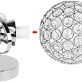 Miniatyrbilde 4 av 5: Moderne krystall pendel vegglampe soverom gjeng stue vegglampe KLB