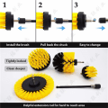 Miniatyrbilde 4 av 5: 5 stk. Drillbørste Skrubbesvamp Pads Power Scrubber Børste med Lang Rengjøringsfeste for Bil Hjem Kjøkken Bad