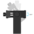 Miniatyrbillede 5 af 7: Universal mobiltelefon stativadapter smartphoneholder kompatibel med stativ