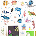 Pikkukuva 6 / 7: Under The Sea Koristeelliset Kuori ja Tikku Kalan ja O' Seinätarrat KLB
