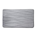 Miniatyrbillede 1 af 5: Bølgeformet stribet memory foam gulvmåtte badeværelse absorberende gulvmåtte husholdning badeværelse e