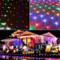Miniatyrbillede 1 af 8: Udendørs LED Mesh Mesh String Lights Vandtæt KLB