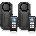 Cykel larmsystem 2-pack, 113dB högt trådlöst stöldskydd cykel motorcykel KLB
