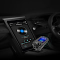 Miniatyrbillede 6 af 8: Bil FM-sender, Bluetooth MP3-afspiller, håndfri opkald KLB