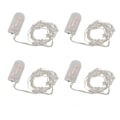 Miniatyrbillede 4 af 8: Pakke med 4 stjernelyskæder batteridrevet 20 LED stjernefe KLB