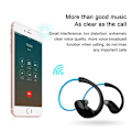 Miniatyrbilde 3 av 8: Bluetooth-hodetelefoner Svetteavvisende Bluetooth Blå