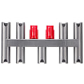 Miniatyrbilde 1 av 5: Dyson V11 V10 V8 V7 V15 holder - veggorganisator med 9 oppbevaringskontakter KLB