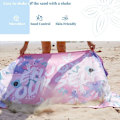Miniatyrbillede 5 af 5: Blomstret Mikrofiber Strandhåndklæde Hurtigtørrende Sandfrit