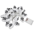 Miniatyrbillede 4 af 8: 20 stk. LED Halloween kranie-lyskæde varm 3m/9.84ft batteri KLB