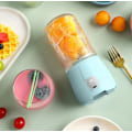 Miniatyrbillede 2 af 4: Handy trådløs bærbar blender MINI juicer kop engros USB juice kop frugt kop mini, blå