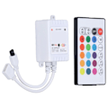 Miniatyrbillede 6 af 8: 24 taster Smart LED fjernbetjening RGB trådløs controller 16 KLB