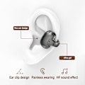 Pikkukuva 3 / 6: Langattomat Bluetooth-korvakuulokkeet Air Bone Conduction -kuulokkeet mustat