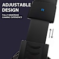 Pikkukuva 4 / 7: 2 kappaleen pelikuulokkeet mikrofonilla PS4 Xbox One Blue