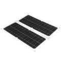 Miniatyrbilde 7 av 8: 20W 12V bærbar solcellepanel med sammenleggbar enkeltkrystalllader KLB