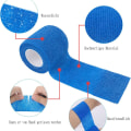 Miniatyrbild 3 av 7: Självhäftande bandage rullar: elastiska bandage för idrottare KLB