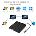 Pikkukuva 4 / 6: Ulkoinen DVD-asema, USB 3.0 ja Type-C kannettava CD DVD + / -RW poltin optinen KLB