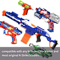 Pikkukuva 8 / 8: 100 kpl 2.8\" sinistä vaahtomuovia Nerf N-Strike Elite -sarjan KLB:lle