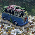 Miniatyrbilde 5 av 5: Kunstig harpiks akvariumdekorasjon, vannmodelldekorasjon, akvarium havdekorasjon, bilvrak, akvariumlandskap, fiskereker unngåelsespynt