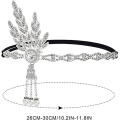 Pikkukuva 2 / 5: 20-luvun pääpanta, 20-luvun Gatsby-kruunu, pääpanta, Gatsby Flapper -vintage-pääpanta, hiuskoriste naisille, 1920-luvun asusteet, hopea, yksi koko
