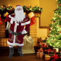 Miniatyrbild 7 av 7: Jultomte Kostym för Män Julparty Cosplay för Vuxna KLB