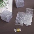 Miniatyrbillede 2 af 4: 50 stk. Translucence Plastik Candy Box PVC Dot Candy Boxes Chokolade Gave KLB