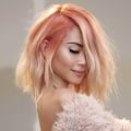 Miniatyrbild 2 av 3: Blond gradient röd peruk för kvinnor