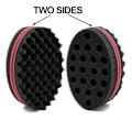 Miniatyrbild 2 av 5: Hårborste Svamp Stor L cher Barber Hårborste Svamp Dreads Locking Twist Afro Curl S KLB