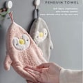 Pikkukuva 4 / 5: Pingviinipyyhkeet Korallifleece Super Absorbent Home Towel Gray