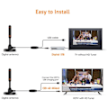 Miniatyrbillede 8 af 8: DVB-T2 antenne TV antenne HDTV antenne dvbt antenne/solid core for maksimal KLB