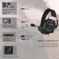 Miniatyrbillede 5 af 6: Surround Sound Pro Gaming Headset med støjreducerende hovedtelefoner