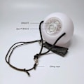 Pikkukuva 3 / 7: Noctilucent Poi LED monivärinen valopallo Firetoys-laukulla KLB