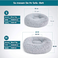 Miniatyrbilde 2 av 5: Bedsure katteseng vaskbar fluffy hund seng - kattesoveplass for KLB