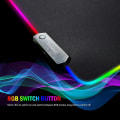 Miniatyrbilde 8 av 8: RGB-spillmusematte - stor og langstrakt LED-musematte, 14\"
