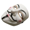 Miniatyrbillede 2 af 8: Voksenmaske Hacker Anonymous V Ligesom Vendetta Hvid KLB
