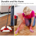 Pikkukuva 2 / 5: 4 kpl:n sarja Clean Twist Disc -moppipäitä 2-in-1 mikrokuitua