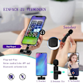 Pikkukuva 5 / 5: Mikrofoni, Lavalier-mikrofoni älypuhelimeen, Mini-mikrofoni Plug & Play,