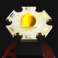 Miniatyrbillede 2 af 5: Kraftig LED-lommelygte, vandtæt, superlys USB-genopladelig lommelygte, ideel til patruljering, vandreture, camping, jagt.