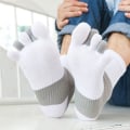 Pikkukuva 4 / 6: parit mukavia puhdasta puuvillaa split toe sukat, urheilu valkoinen KLB