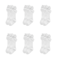 Miniatyrbilde 1 av 5: 6 par babystrømper Lolita sløyfe jenter høst vinter 13-15cm KLB