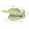 Miniatyrbillede 2 af 6: Dumplingform, simpelt værktøj til dumplingproducent og dumplingpresse, grøn