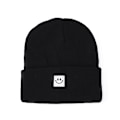 Miniatyrbillede 1 af 2: Strikkede Beanie Hat til Mænd/Kvinder 2-pak Sort/Sort