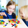 Miniatyrbillede 4 af 5: 2 stk. Montessori Legetøj Træ Tangram Puslespil Sæt Pædagogisk Legetøj KLB